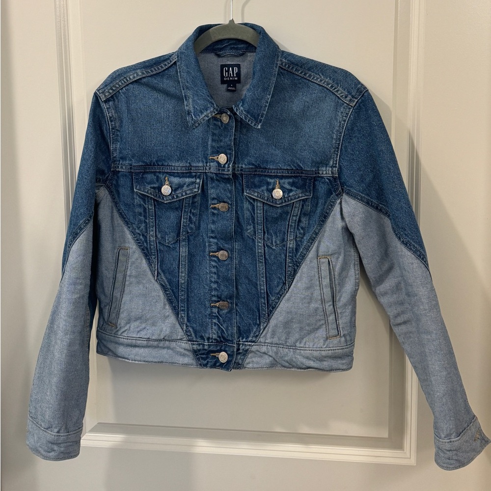 GAP Two-Tone Denim Jacket